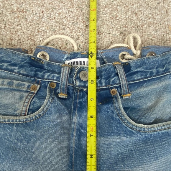 Samaria Leah reworked Levi’s custom made lace-up jeans 17007 - Picture 9 of 12